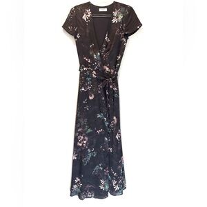 Babaton Floral Wrap Dress in Sz: XS